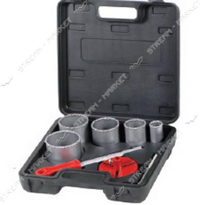 SIGMA 1512081 (144900)фрезы кольцевые 8шт с вольфрам. напылением (кейс)