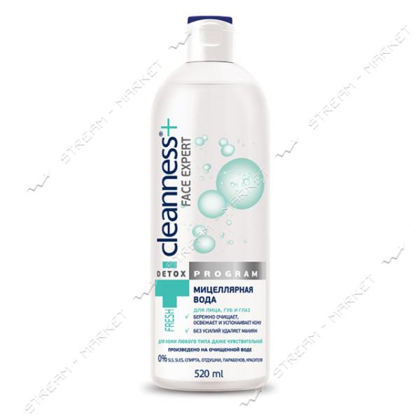 Cleanness Мицеллярная вода для для любого типа кожи лица 520мл