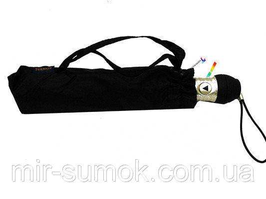 Фото Зонты Мужской зонт полуавтомат 3 сложения Tornado Артикул 6