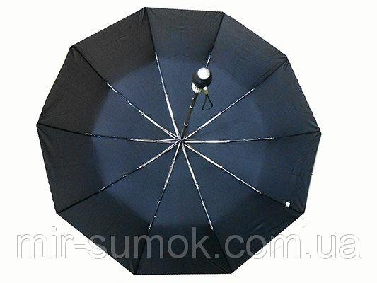 Фото Зонты Мужской зонт полуавтомат 3 сложения Tornado Артикул 6