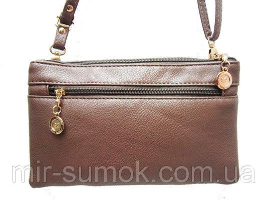 Фото Женские сумки Женская сумка клатч Артикул 150 светло-бежевый монета