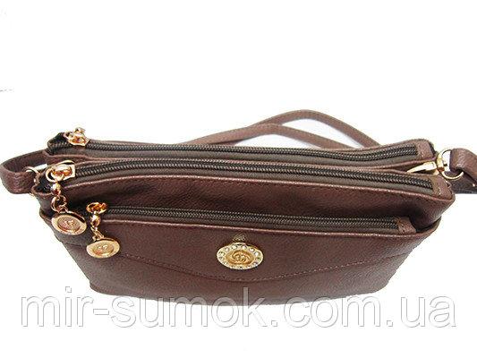 Фото Женские сумки Женская сумка клатч Артикул 150 светло-бежевый монета