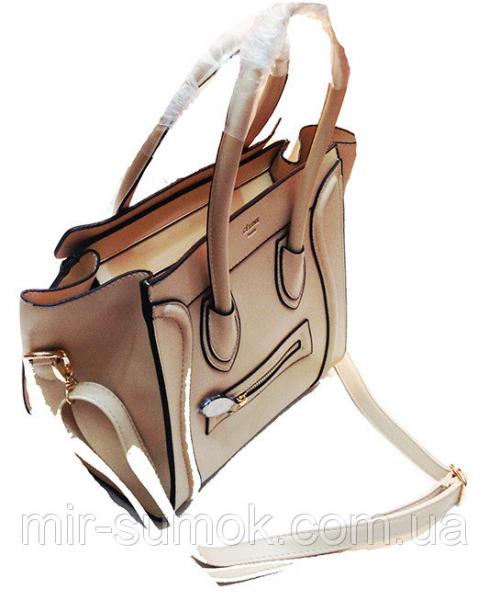Фото  Женская сумка Valentino Артикул 5-19-19 бежевая