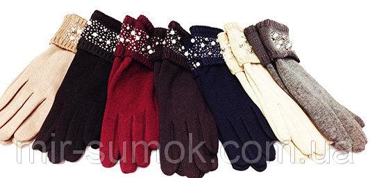 Фото  Женские перчатки Ronaerdo Артикул Ю-65-110 серые