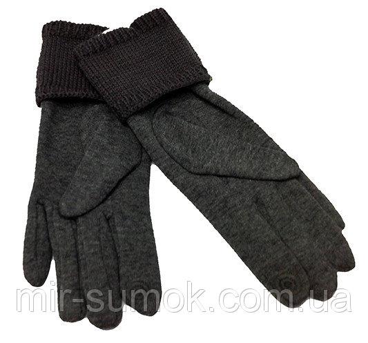 Фото  Женские перчатки Ronaerdo Артикул Ю-65-110 серые