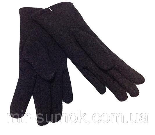 Фото  Женские Перчатки  Русская Зима  х/б  Артикул P-003 черные