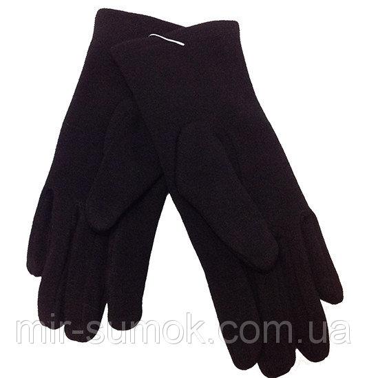 Фото  Женские Перчатки  Русская Зима  х/б  Артикул P-003 черные