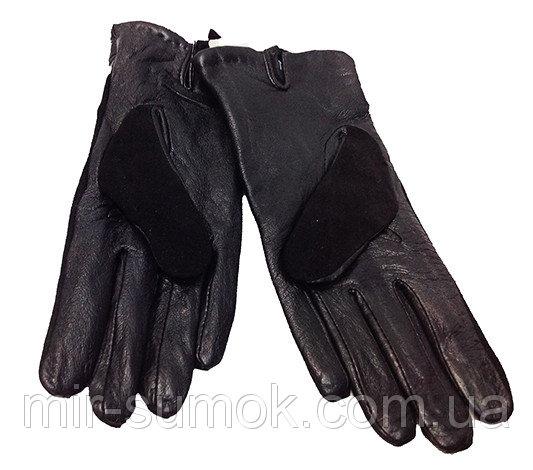 Фото  Перчатка Женская кожа Thinsutate Артикул 4 мод 3 black с замшем