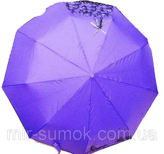 Фото  Женский зонт Tornado автомат Артикул P- 80 города  фиолетовый