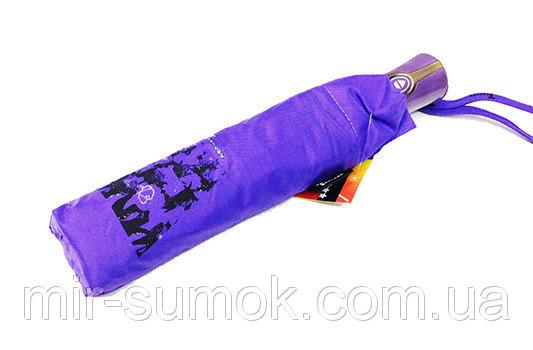 Фото  Женский зонт Tornado автомат Артикул P- 80 города  фиолетовый