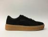 Кроссовки мужские PM Rihanna x PM Suede Creeper черные 103244 реплика