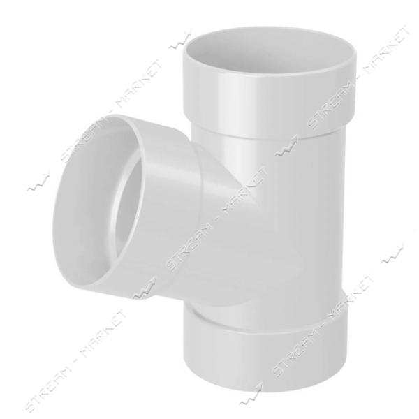 Тройник RAINWAY 67° 75 x 75 Белый