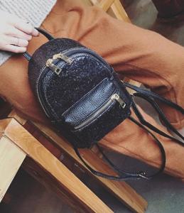 Фото Мини-рюкзаки Рюкзак мини черный 