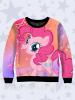 Детский 3D свитшот Пинки Пай для девочки  80-152 128-134