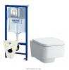 Унитаз подвесной Laufen PRO S 8209610000001+H8919610000001 + Комплект 4 в 1 Grohe Rapid SL 38775001