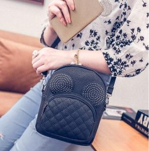 Фото Рюкзаки средние Рюкзак-сумочка  мини черный 