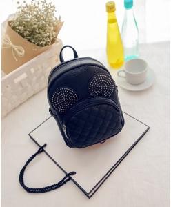 Фото Рюкзаки средние Рюкзак-сумочка  мини черный 