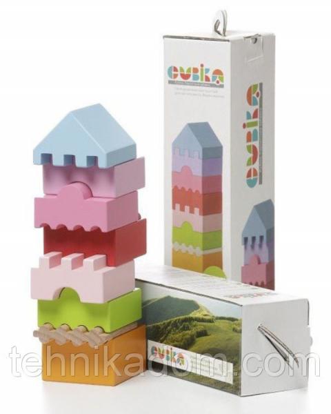 Деревянный конструктор Левеня Cubika LD-4 8 деталей Разноцветный (11339R)