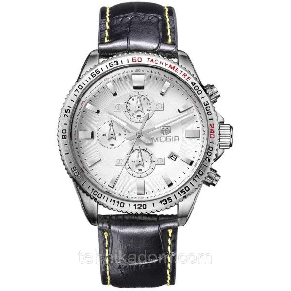Часы Megir Silver/Black MG3001 (ML3001GBK-7)
