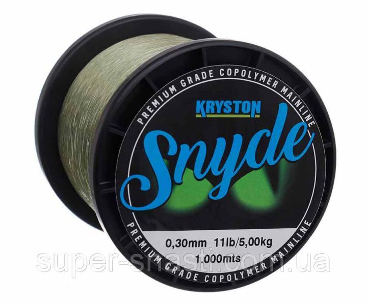 Фото  Леска Kryston Snyde Premium Grade Copolymer 1000м Green 0.30мм
