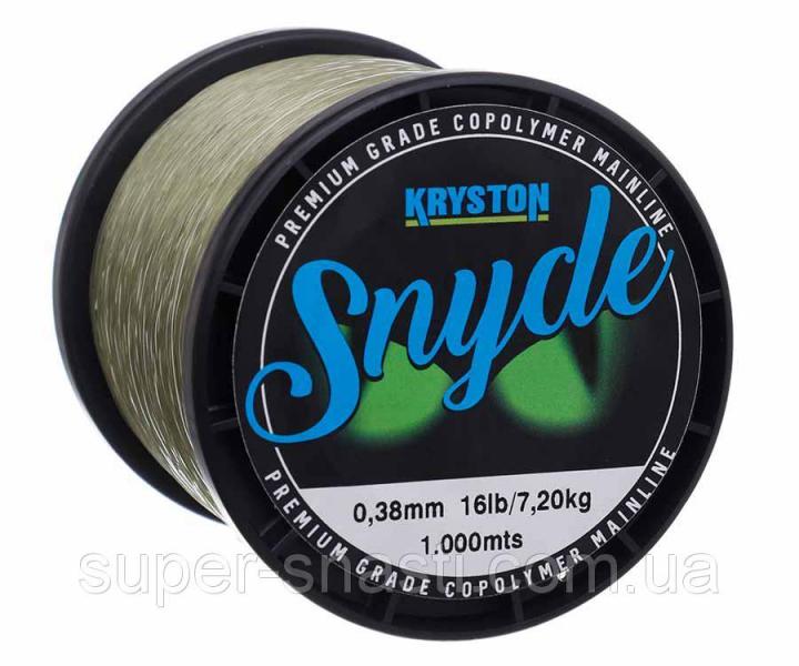 Фото  Леска Kryston Snyde Premium Grade Copolymer 1000м Green 0.38мм