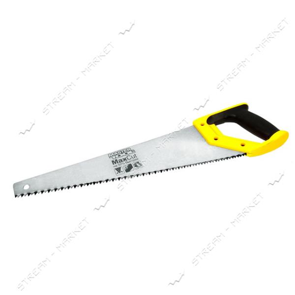 Ножовка столярная MASTERTOOL 14-2645 каленый зуб полированная 450мм