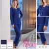 Пижама женская хлопок. Домашняя одежда для женщин Cotonella™ синий (blu), XL