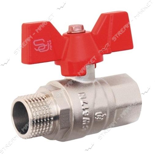 SD FORTE Шаровый кран 1/2" Бабочка В/Н вода