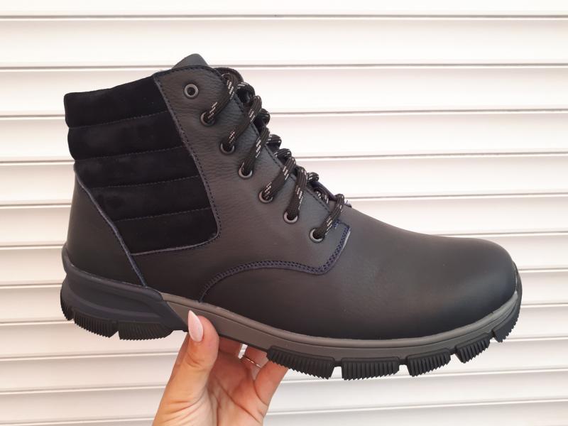 Мужские кожаные зимние ботинки на меху. Харьков