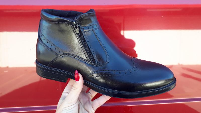 Мужские кожаные ботинки - оксфорды. Харьков