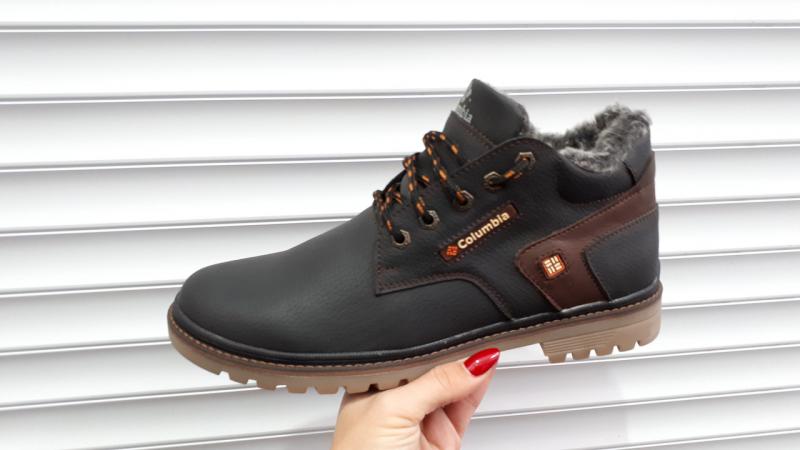 Зимние мужские ботинки Columbia кожаные. Харьков