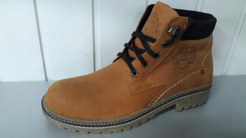 Мужские зимние кожаные ботинки СТ. Украина