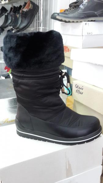 Дутики женские высокие Prima d'Arte с отворотом.