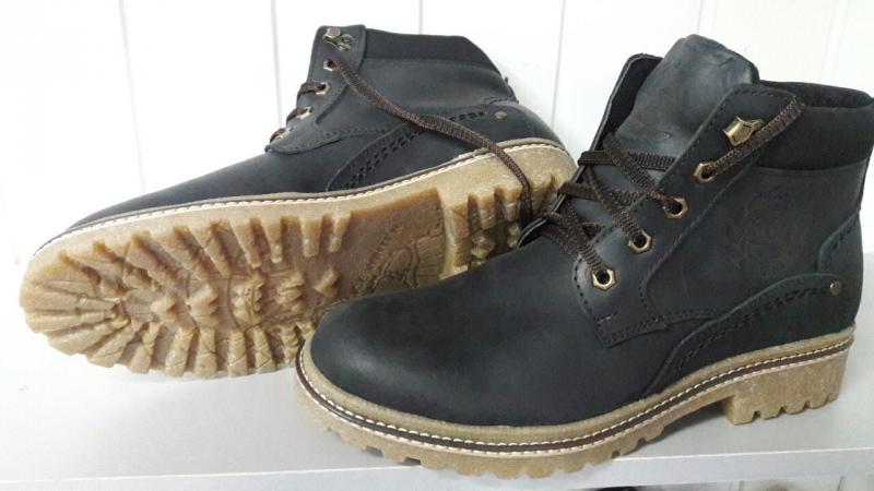 Мужские зимние кожаные ботинки СТ. Украина