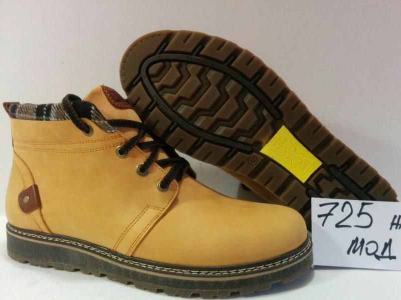 Мужские кожаные зимние ботинки. Украина