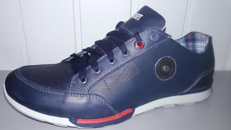 Мужские кроссовки кожа код 3607. Украина