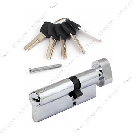 Секрет латунный Avers DM-60-C-CR 30/30 ключ/поворот 5 лазер. кл