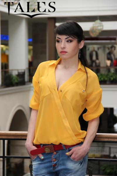 Блузка шифоновая Freedom_yellow