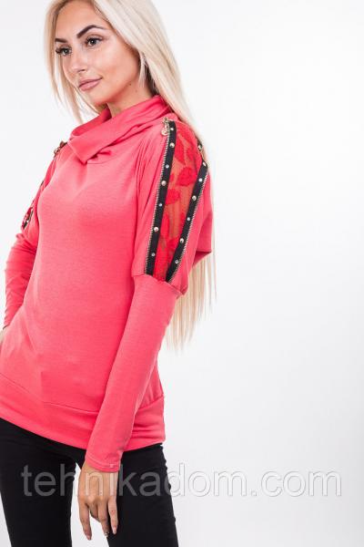 Кофта 1343 (коралловый)