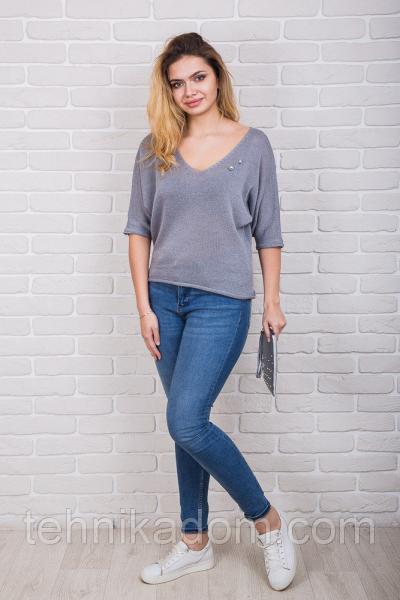 Кофта 37980 (св.серый)