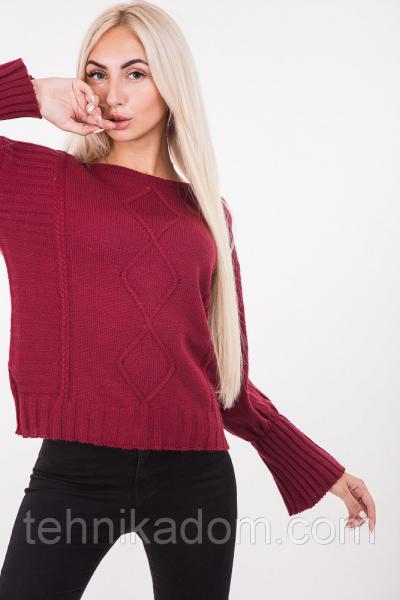 Кофта 38300 (т.бордовый)