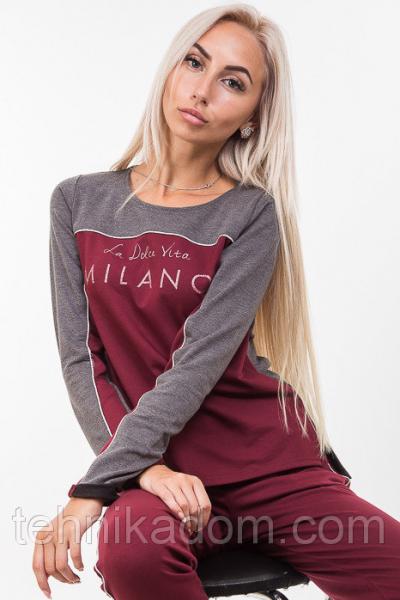 Кофта 1033 (бордовый)