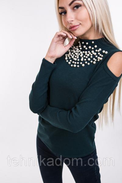 Кофта 44900 (т.зеленый)