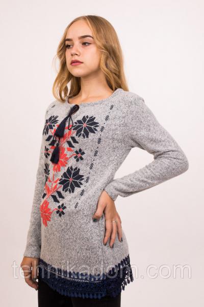 Кофта 1803 (св.серый)