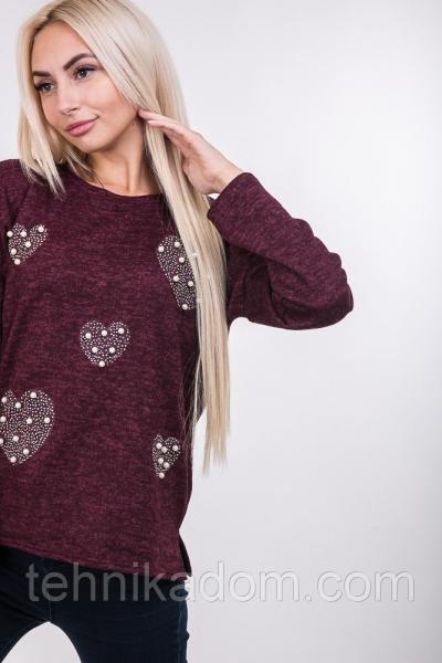 Кофта 64140 (бордовый)