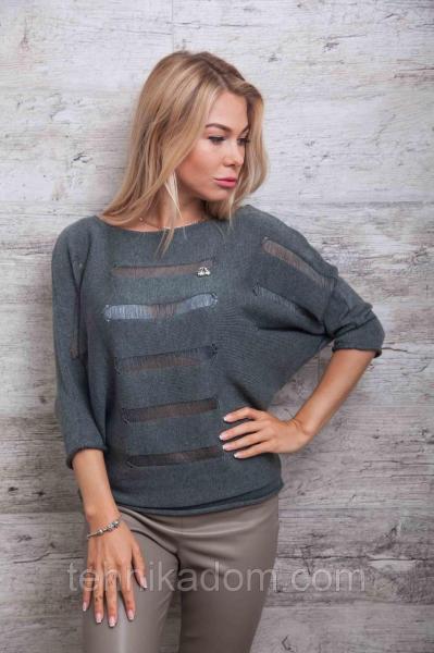 Кофта 36360 (грязно-серый)