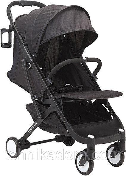 Прогулочная коляска Yoya Plus Черная с черной рамой (670065044)