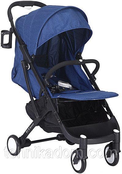 Прогулочная коляска Yoya Plus Синяя с черной рамой (670065016)