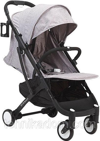 Прогулочная коляска Yoya Plus Серая с черной рамой (670064996)