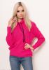 Свитера ISSA PLUS WN-132  L малиновый